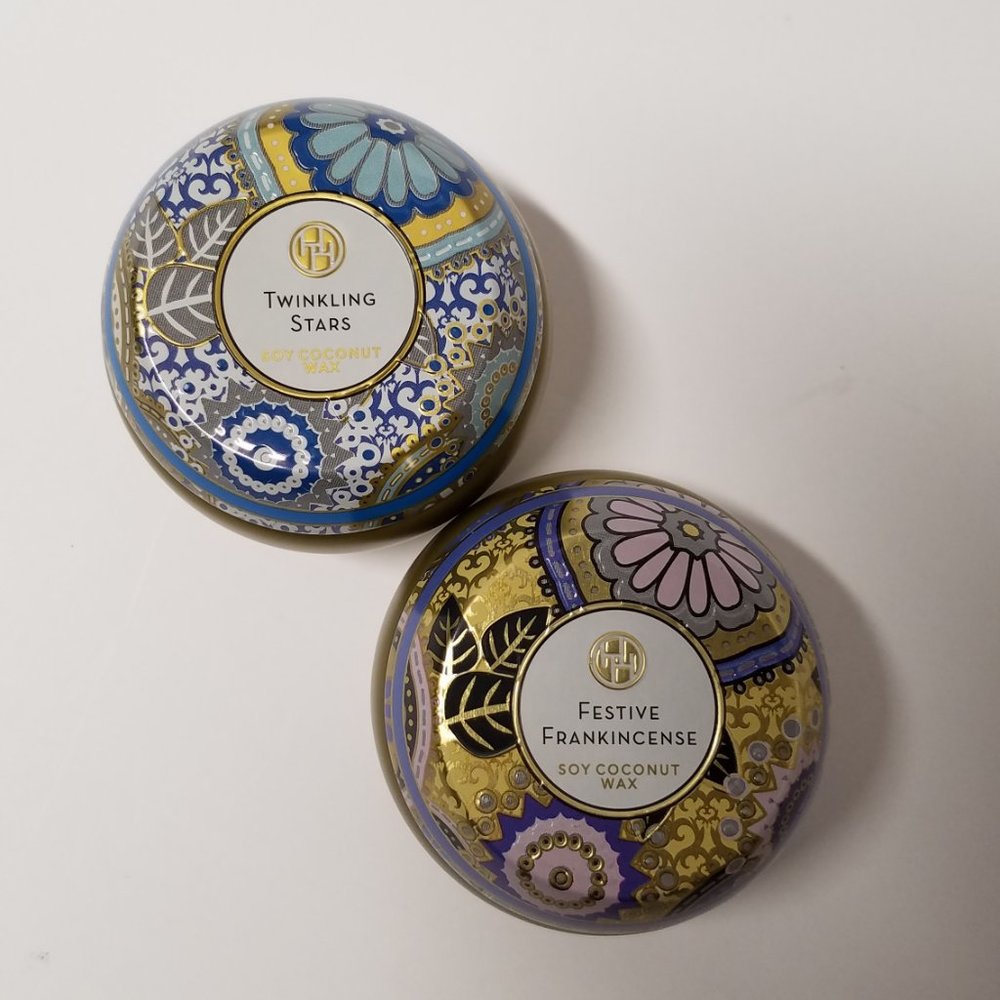 Huntington Home Mini Candle Tins 2 Pack - NWOT